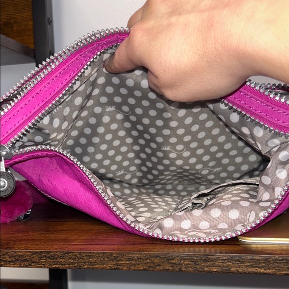Kipling Alvar Fuchsia Pink Crossbody Bag - Picture 4 of 8